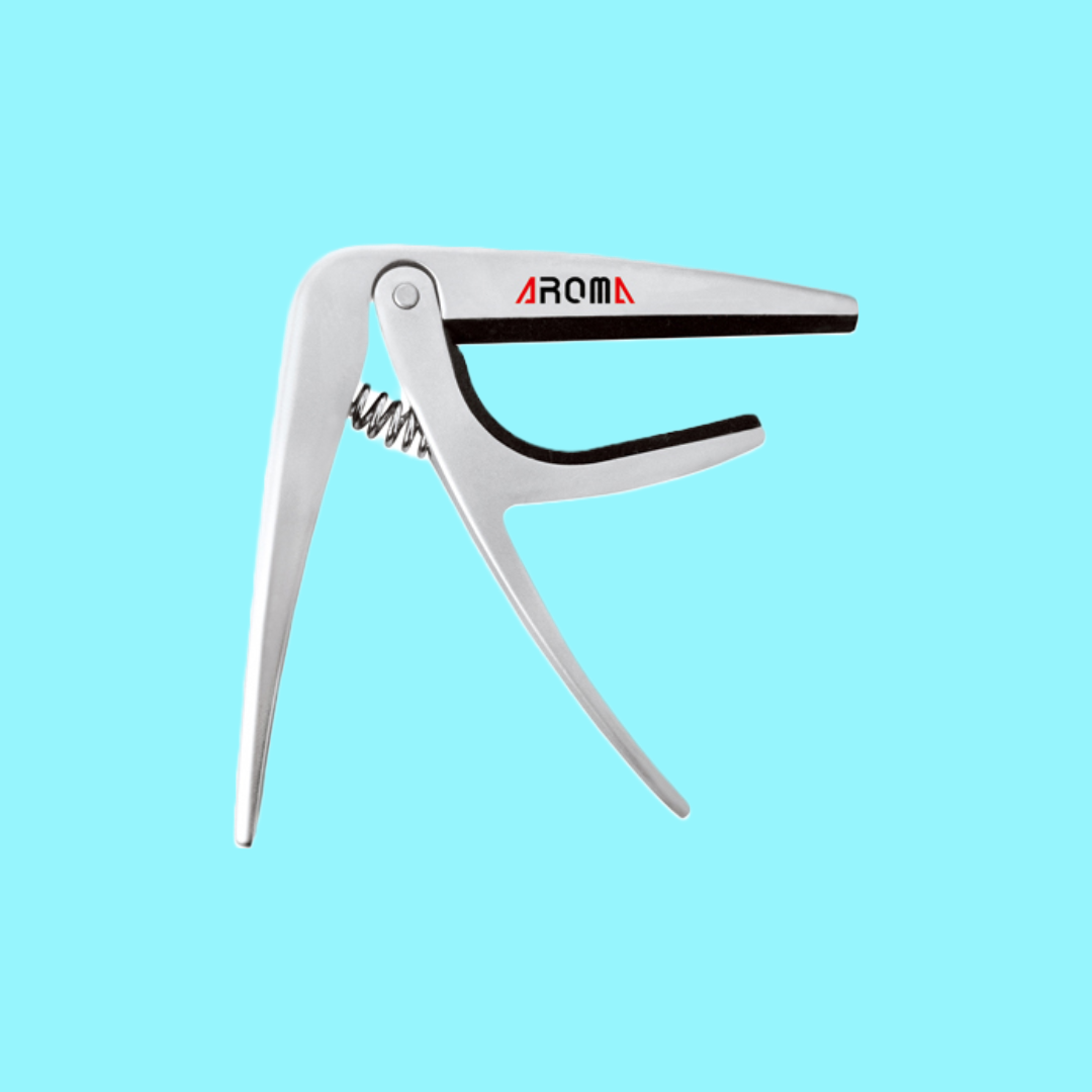 Aroma AC02 Classical Guitar Capo - Silver