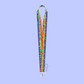 Colourful Rainbow Music Notes Lanyard - (45cm)