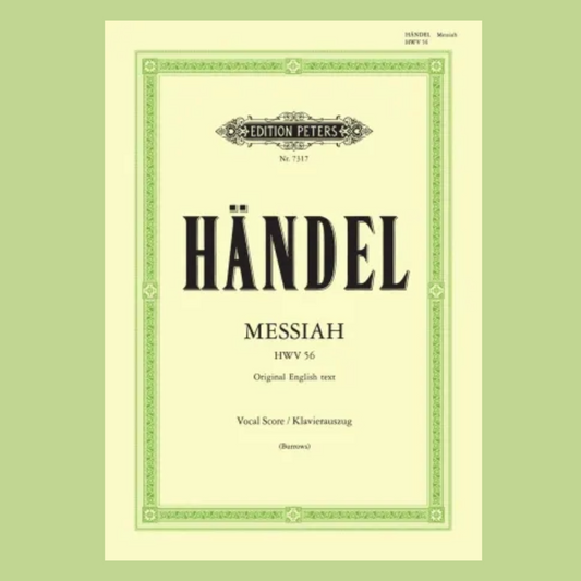 Handel - Messiah Vocal Score Urtext Book (English Edition)