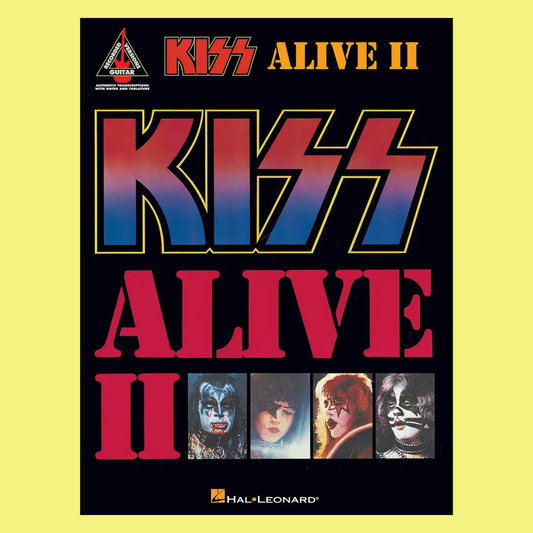 Kiss - Alive II Guitar Tab Book (20 Hit Songs)