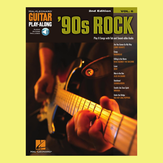 90s Rock Guitar Play Along Volume 6 - Book/Audio (2nd Edition)