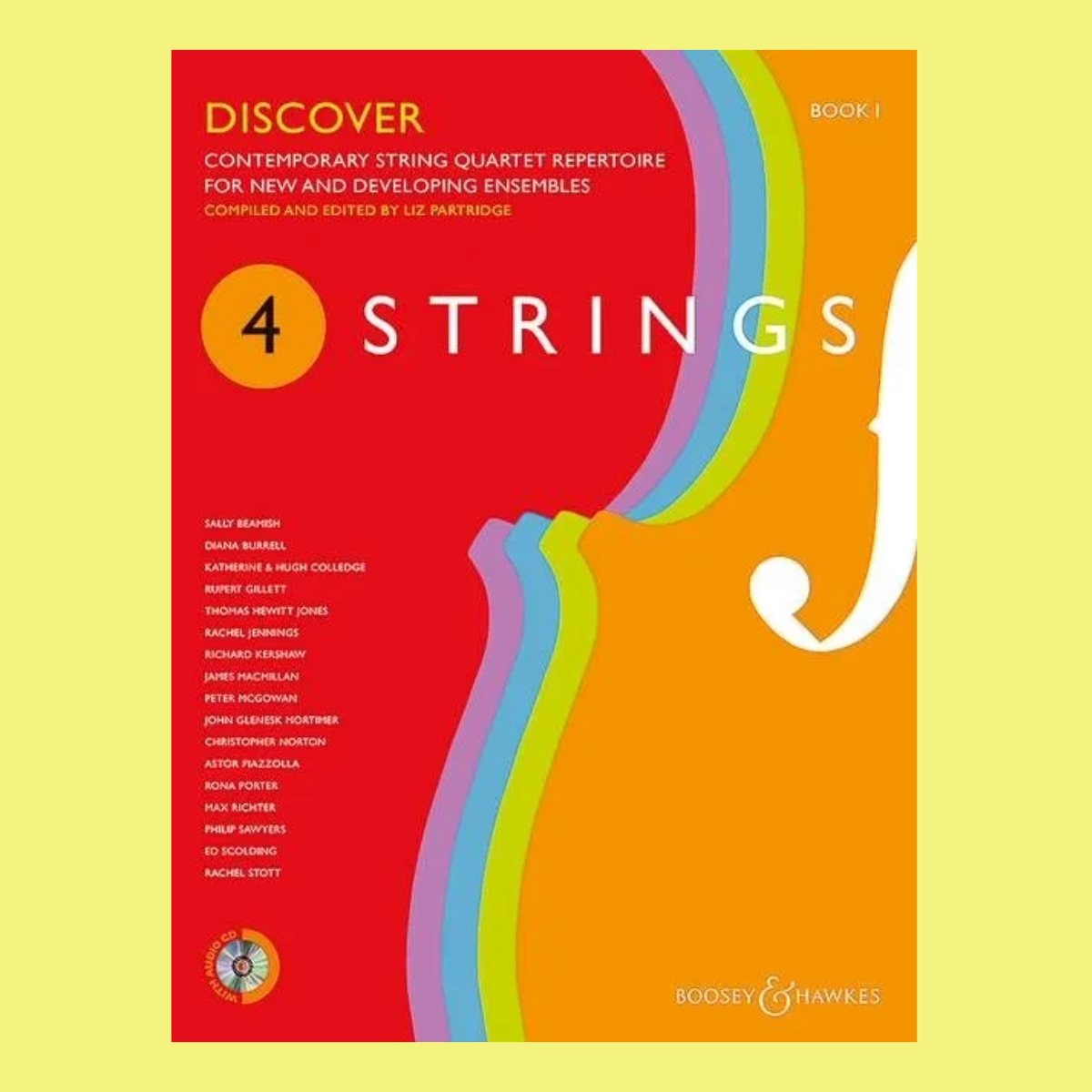 4 Strings - Discover String Quartet Book 1 Score/Cd