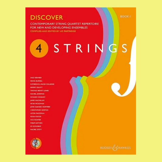 4 Strings - Discover String Quartet Book 1 Score/Cd