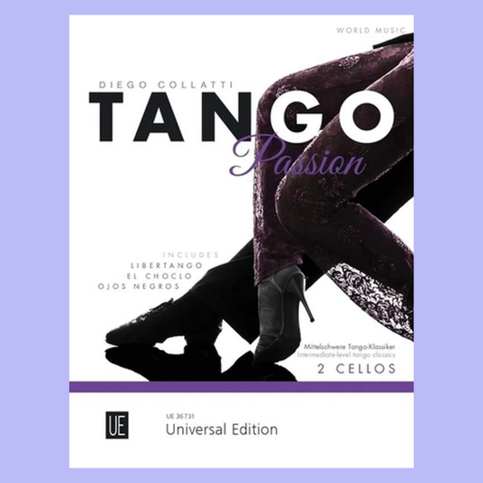 Tango Passion - 2 Cellos Book (8 Intermediate Tango Classics)