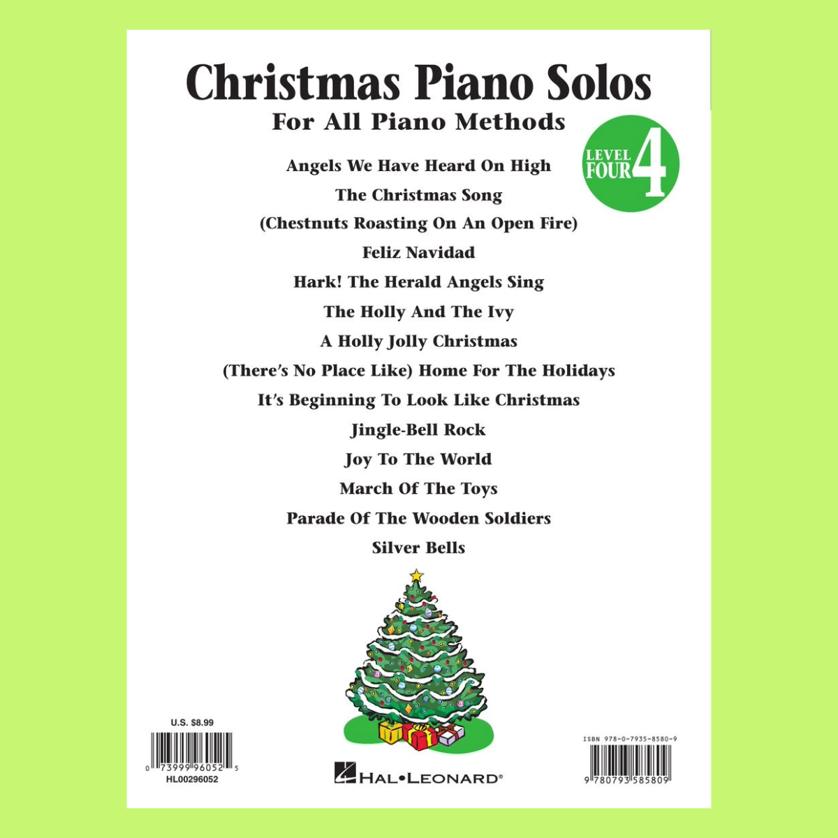 HLSPL Christmas Piano Solos - Book 4