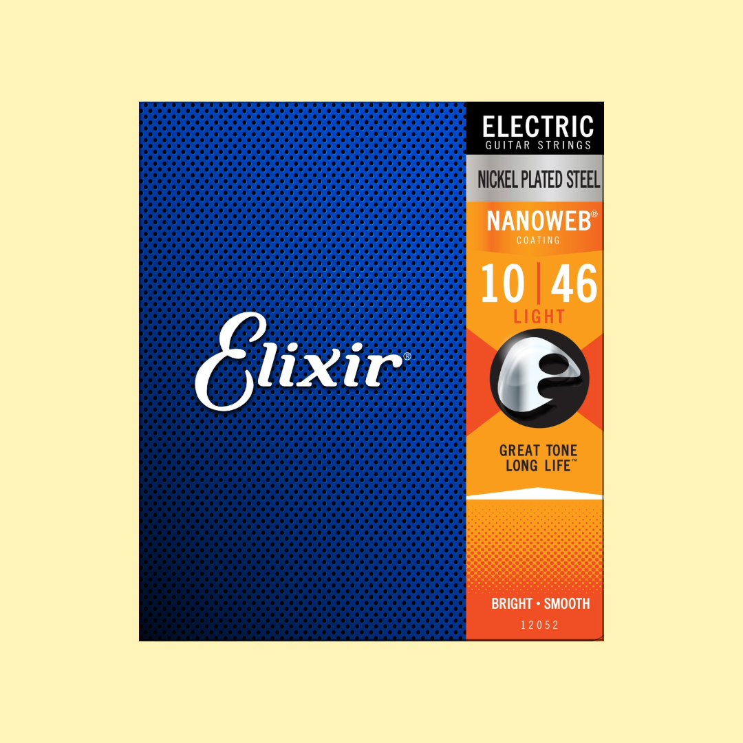 Elixir 12052 Electric Nanoweb Nickel Light 10-46