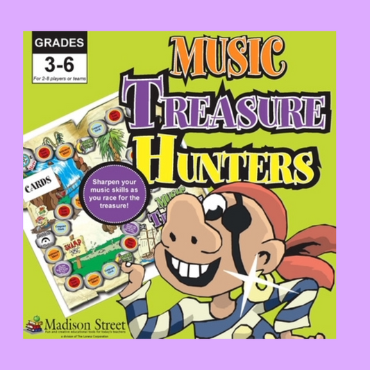 Music Treasure Hunters - Board Game (2-8 Players)