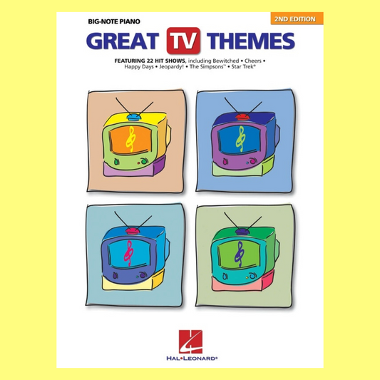 Great Tv Themes Big Note Piano