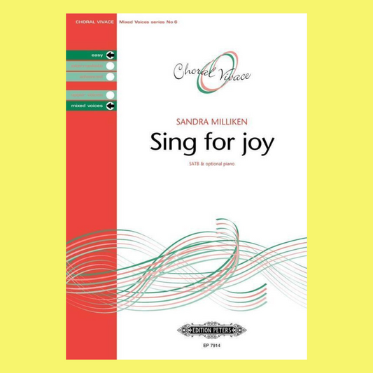 Sing For Joy Satb/ Opt Pno