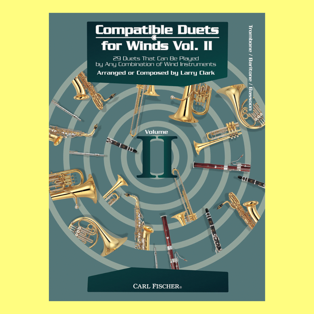 Compatible Duets For Winds Vol 2 Trombone/Baritone/Bassoon