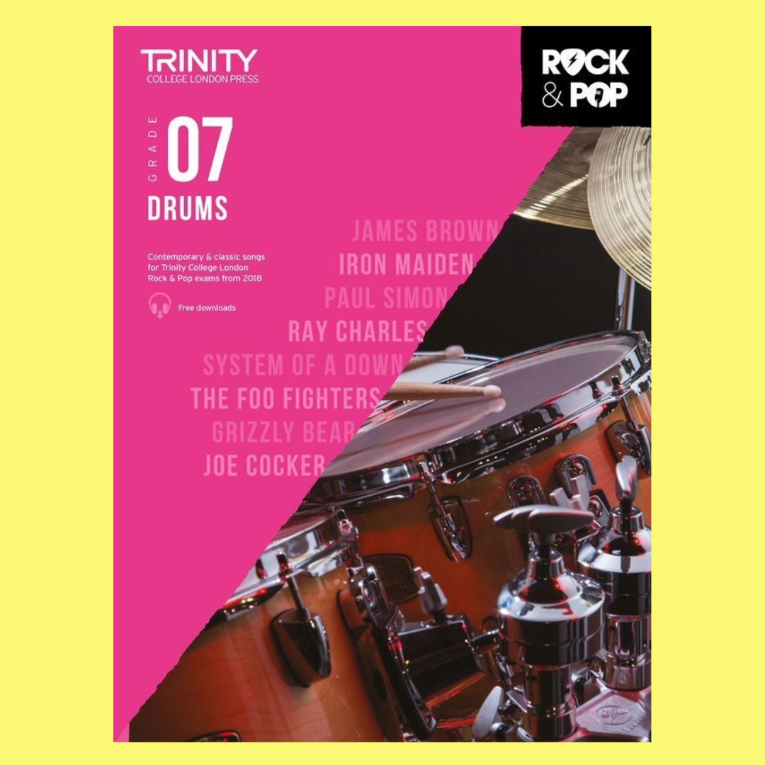 Trinity Rock & Pop Drums Grade 7 Book (2018)