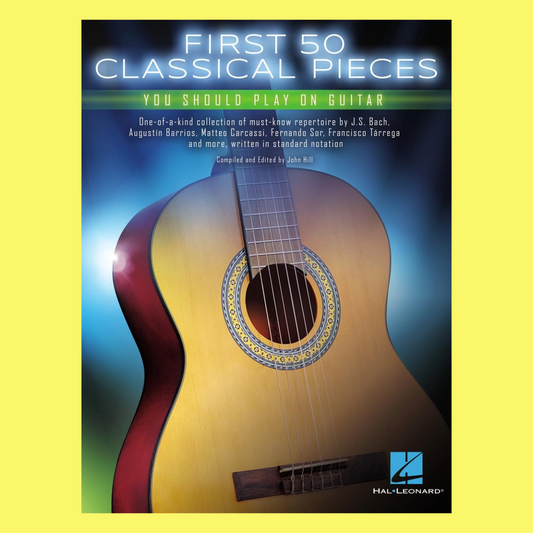 First 50 Classical Pieces Play On Guitar Book