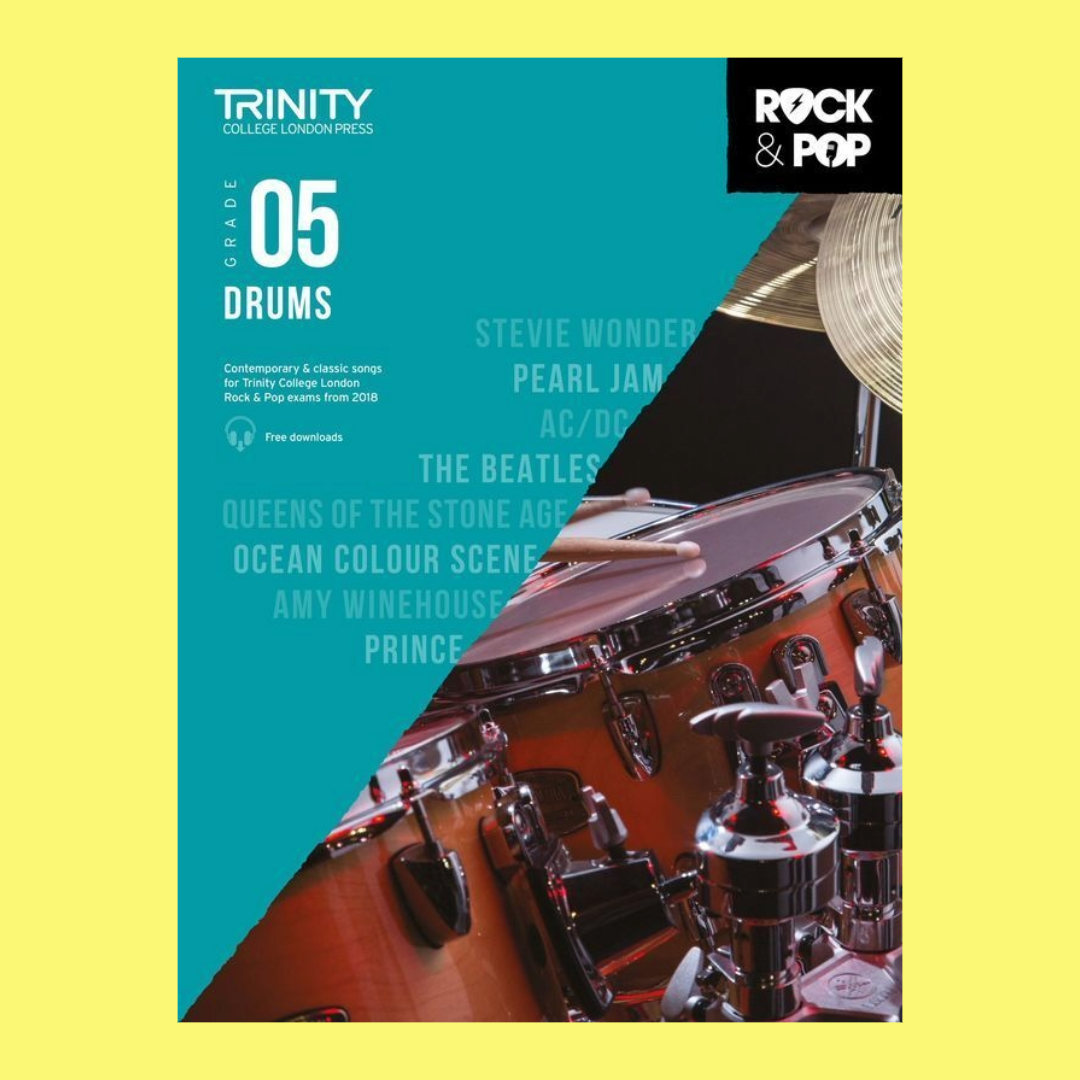 Trinity Rock & Pop Drums Grade 5 Book (2018)