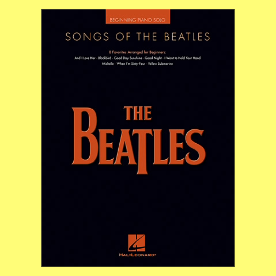 Songs Of The Beatles Beginning Piano Solo