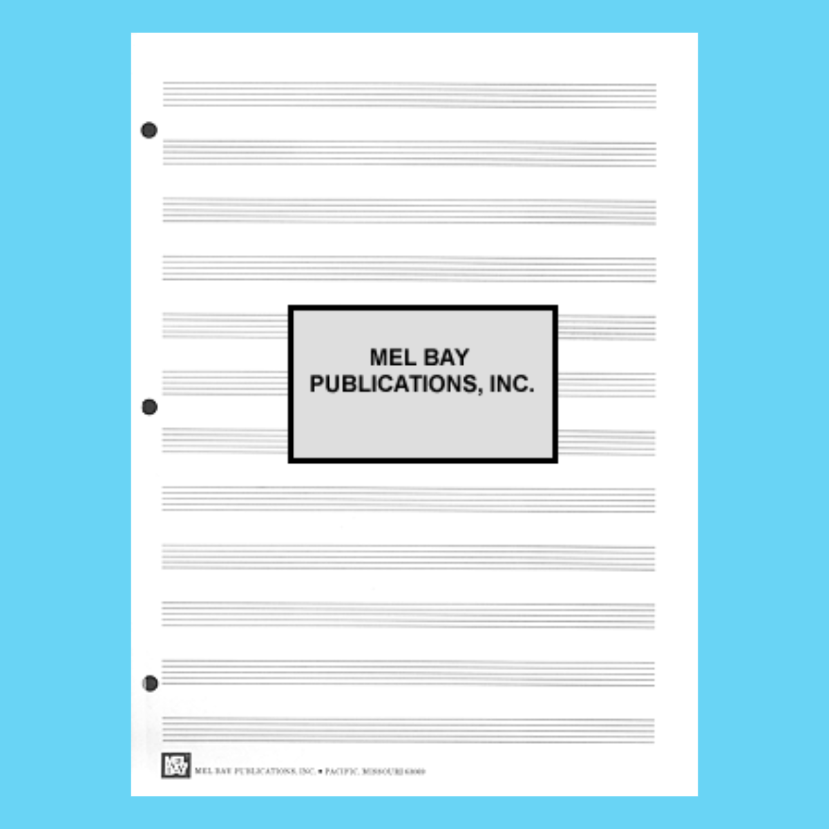 Premium Quality Manuscript Pad - 12 Staves (96 Pages)