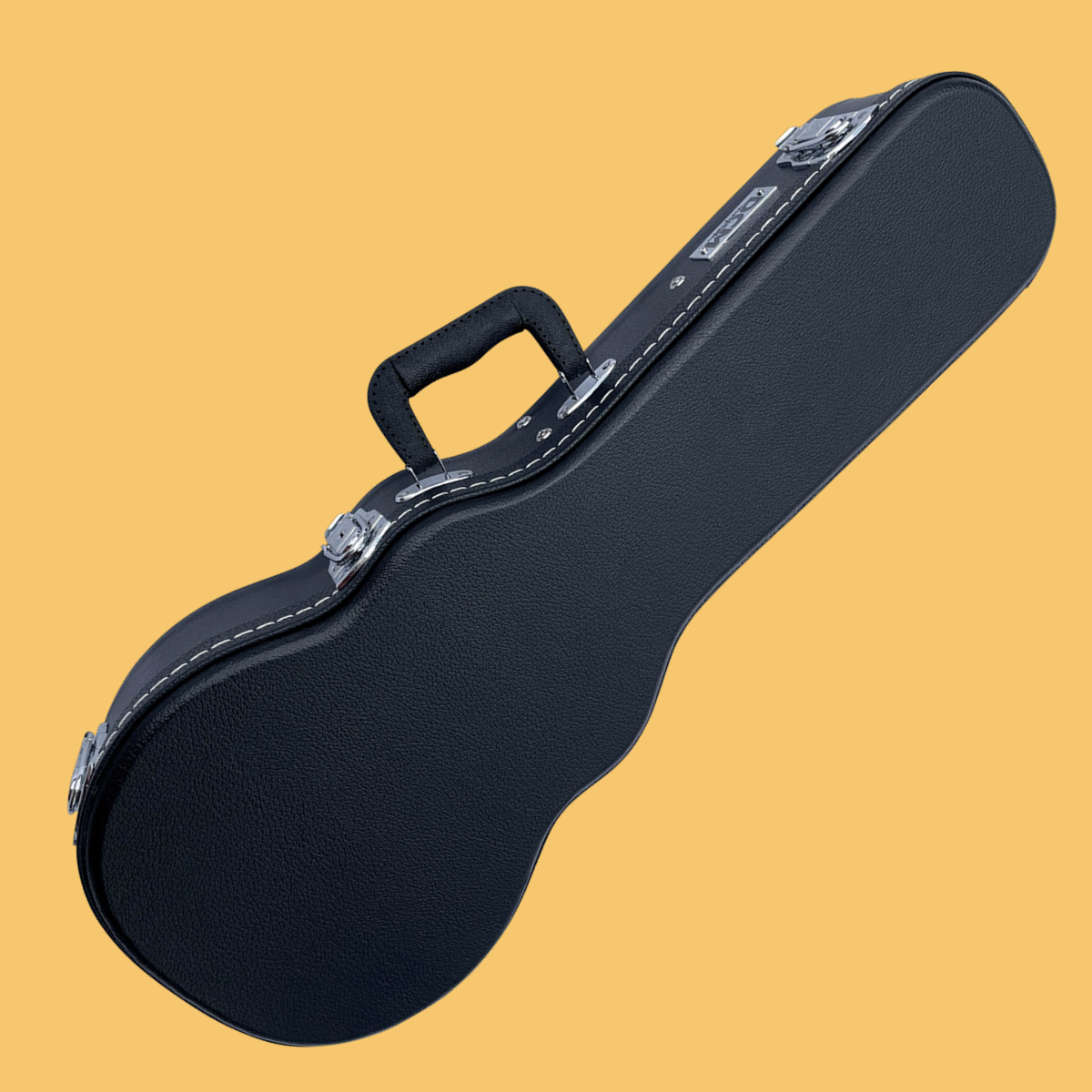 Black Concert Ukulele Wood Case