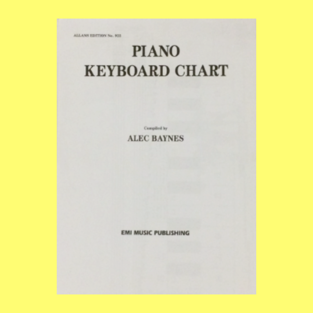 Alec Baynes Piano Keyboard Chart