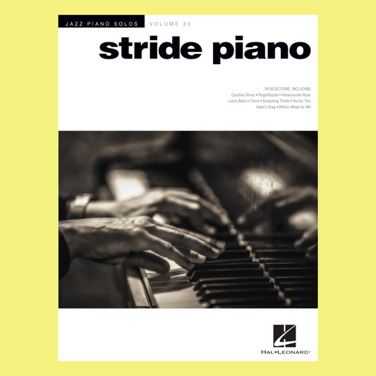 Stride - Piano Jazz Piano Solos Volume 35 Book