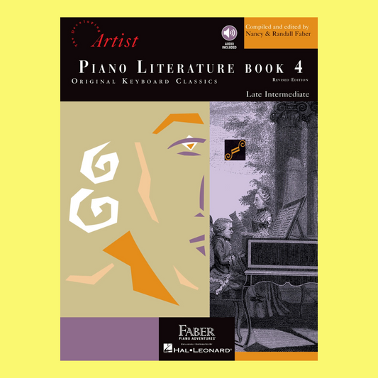 Faber Piano Literature - Developing Artist Piano Classics Book 4 (Revised Edition)