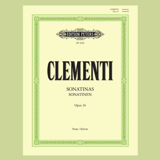 Muzio Clementi - Sonatinas Op 36 Piano Book