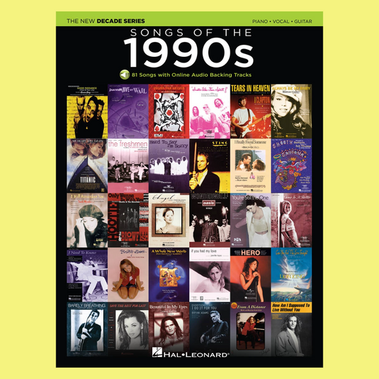 81 Hit Songs Of The 1990's Play Along PVG Book/Ola