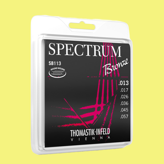 Thomastik Spectrum Bronze 13-57 Acoustic Guitar String Set