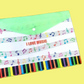 A4 Piano Keys Themed Sheet Music/Lesson Book Folders (2 Pack)