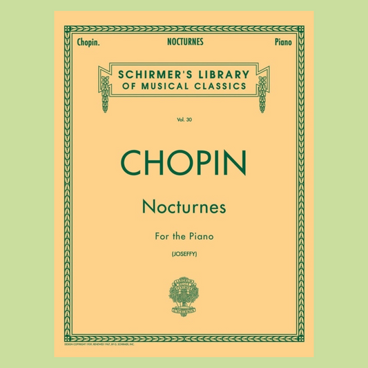 Frederic Chopin - Nocturnes For Piano Book