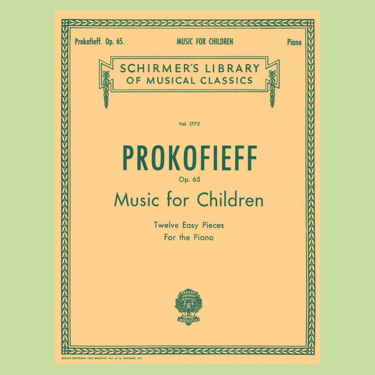 Prokofieff - Music For Children Op 65 Piano Book (12 Easy Pieces for the Piano)