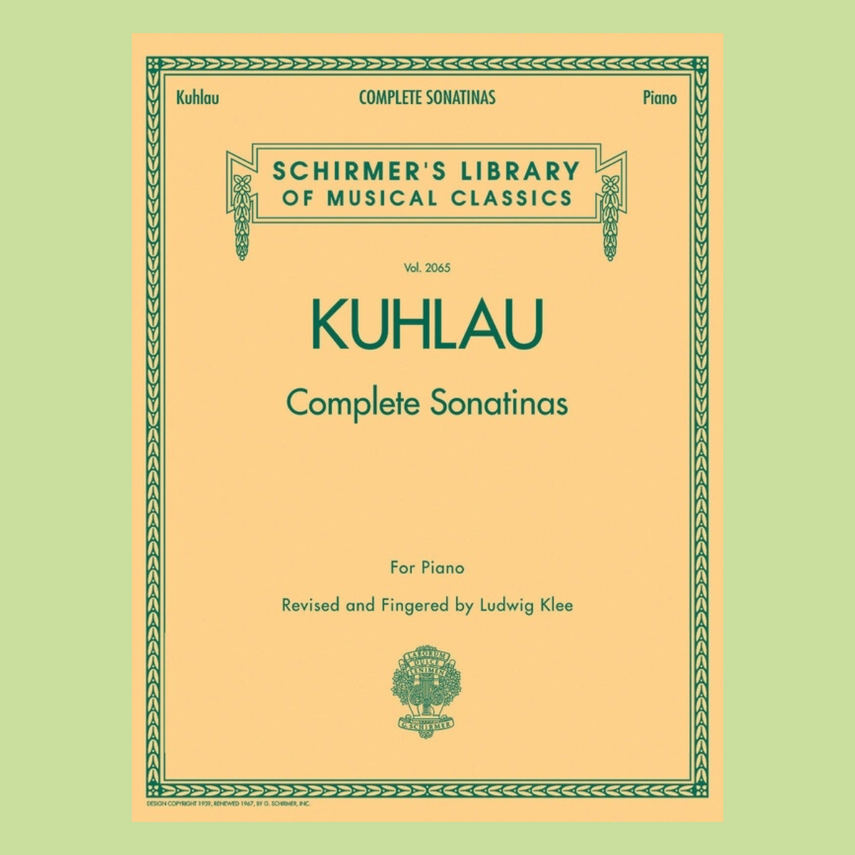 Kuhlau - Complete Sonatinas For Piano Book