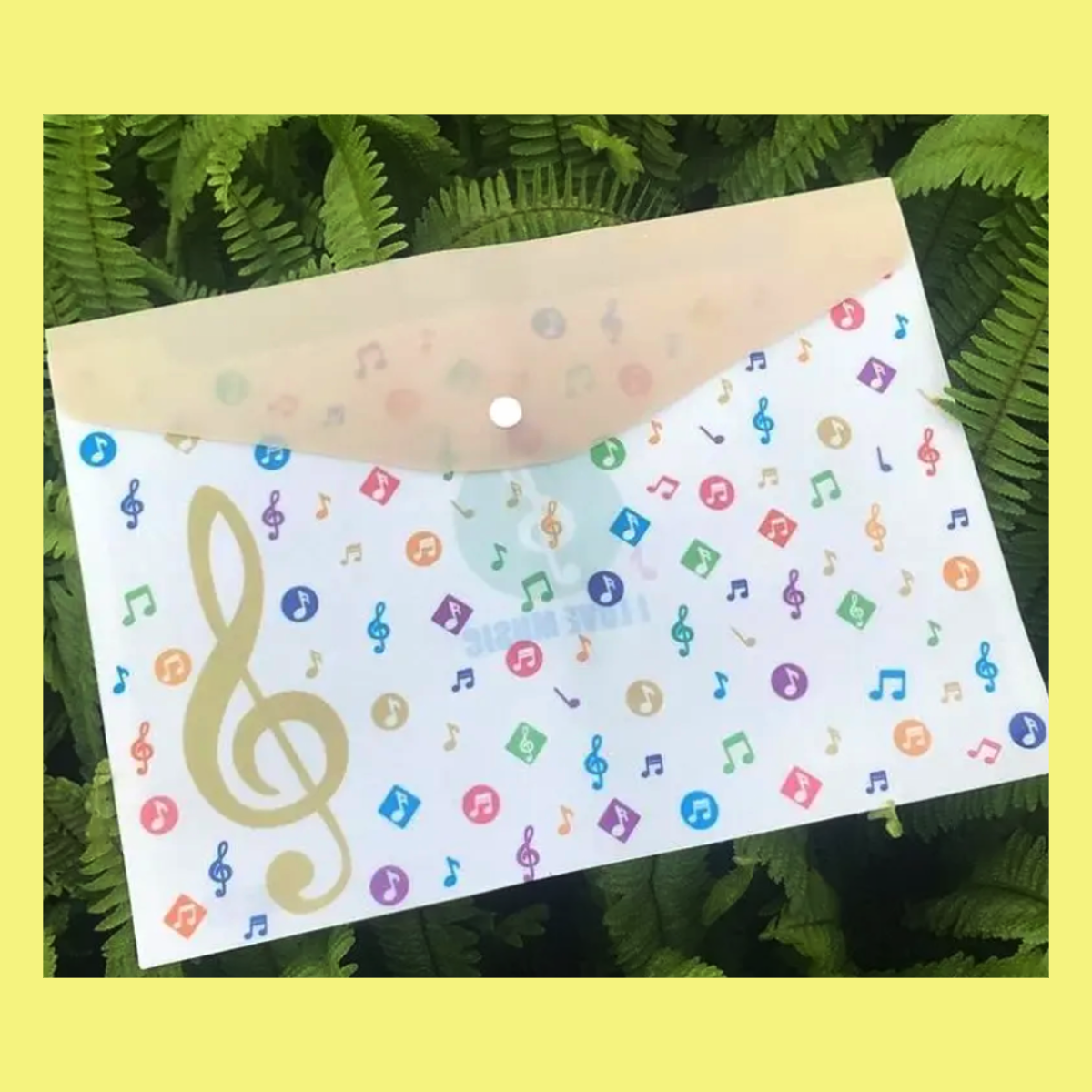 A4 Music Themed Sheet Music/Lesson Book Folders (2 Pack)