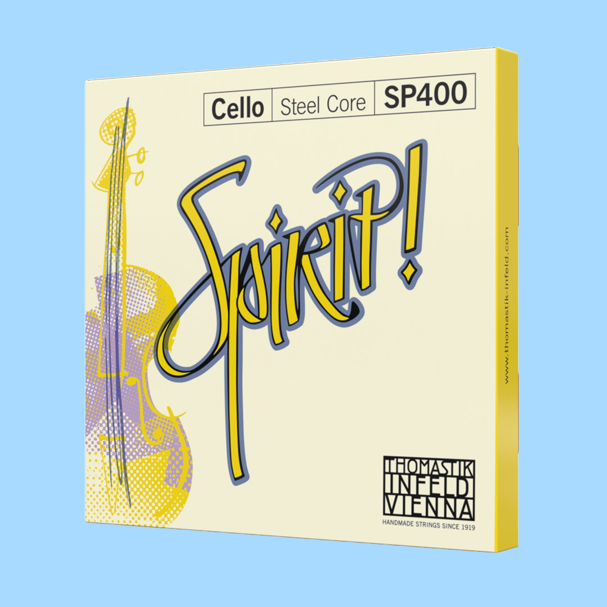 Thomastik SP400 Spirit 4/4 Cello Carbon Steel String Set