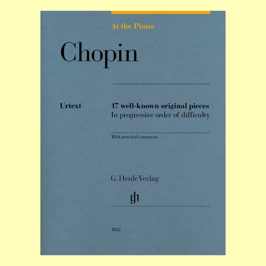 At The Piano Chopin Book. (17 Well-Known Original Pieces)