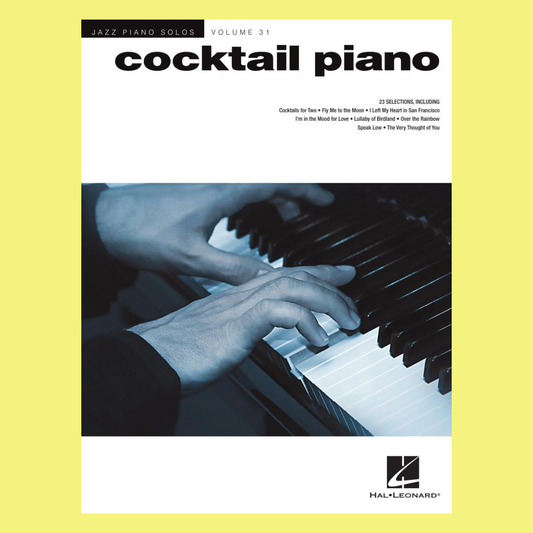 Cocktail Piano Jazz Piano Solos Volume 31 Book