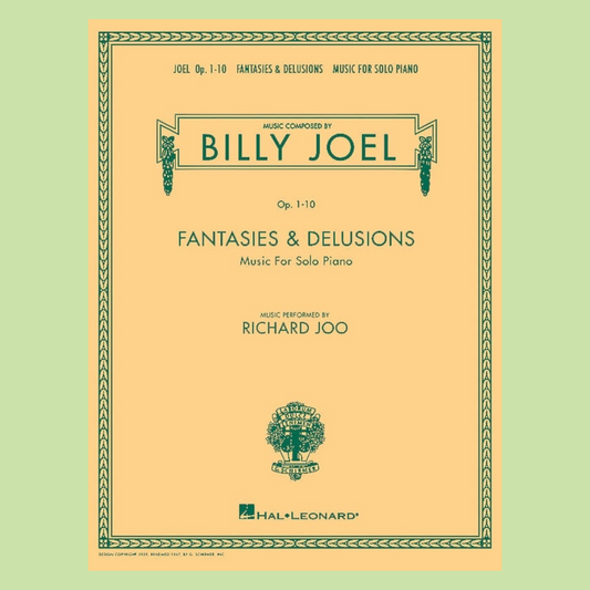 Billy Joel - Fantasies And Delusions Piano Solo Book