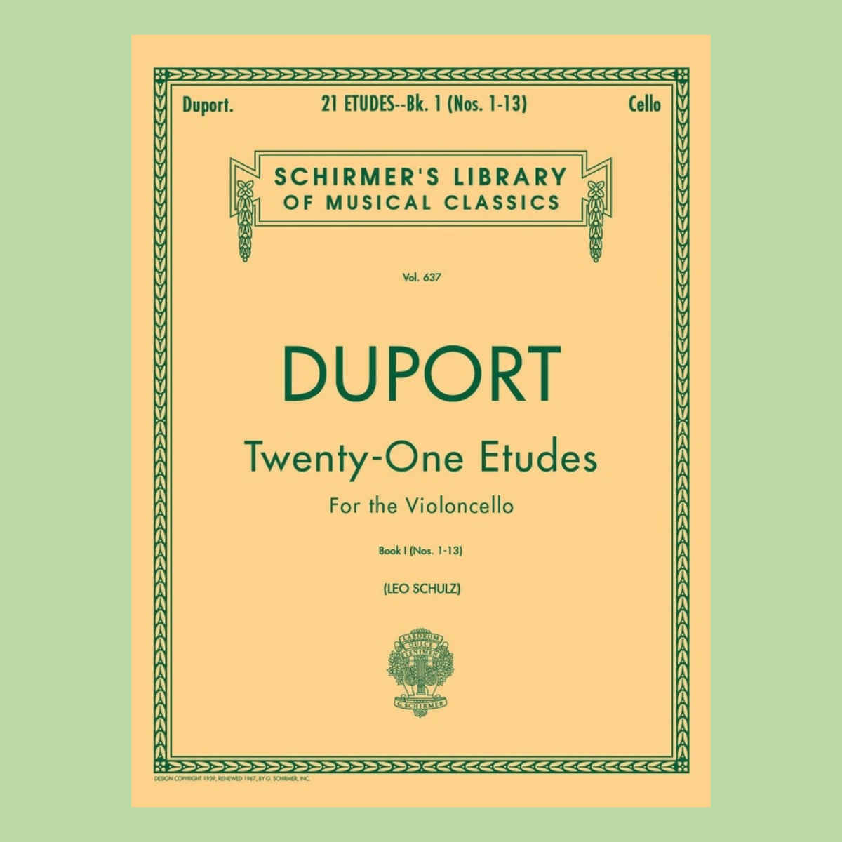 Duport - 21 Etudes For Cello Book 1