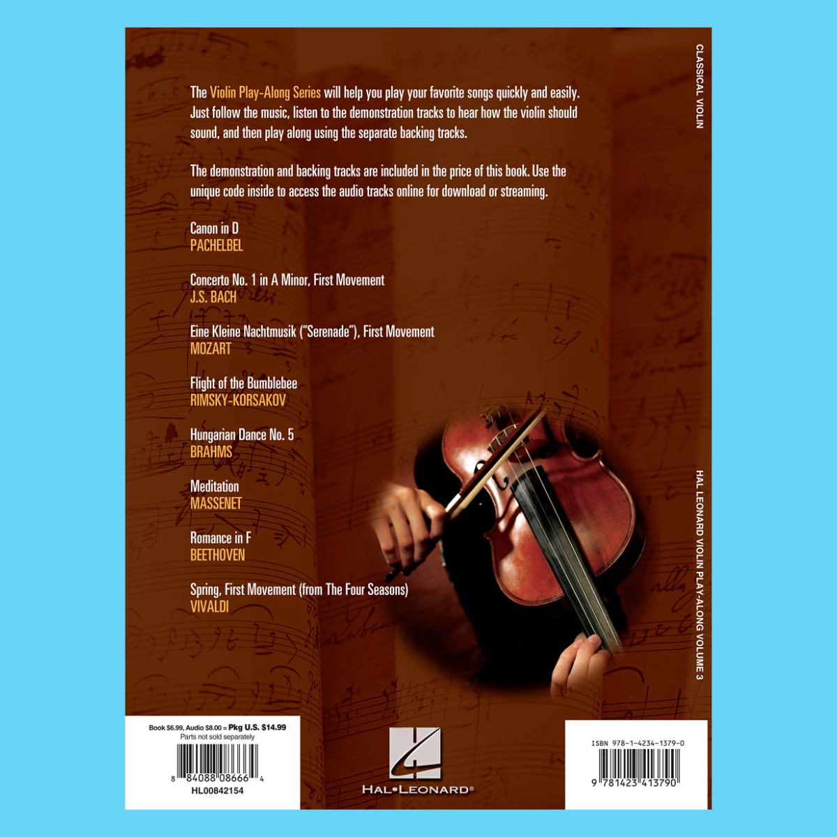 Classical Violin Play Along Volume 3 Book/Ola