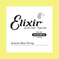 Elixir 15825 Nanoweb Acoustic Bass Guitar Single String - Gauge: 0.125