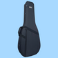 DCM Premium PFD Poly-Foam Lightweight Black Dreadnought Guitar Case