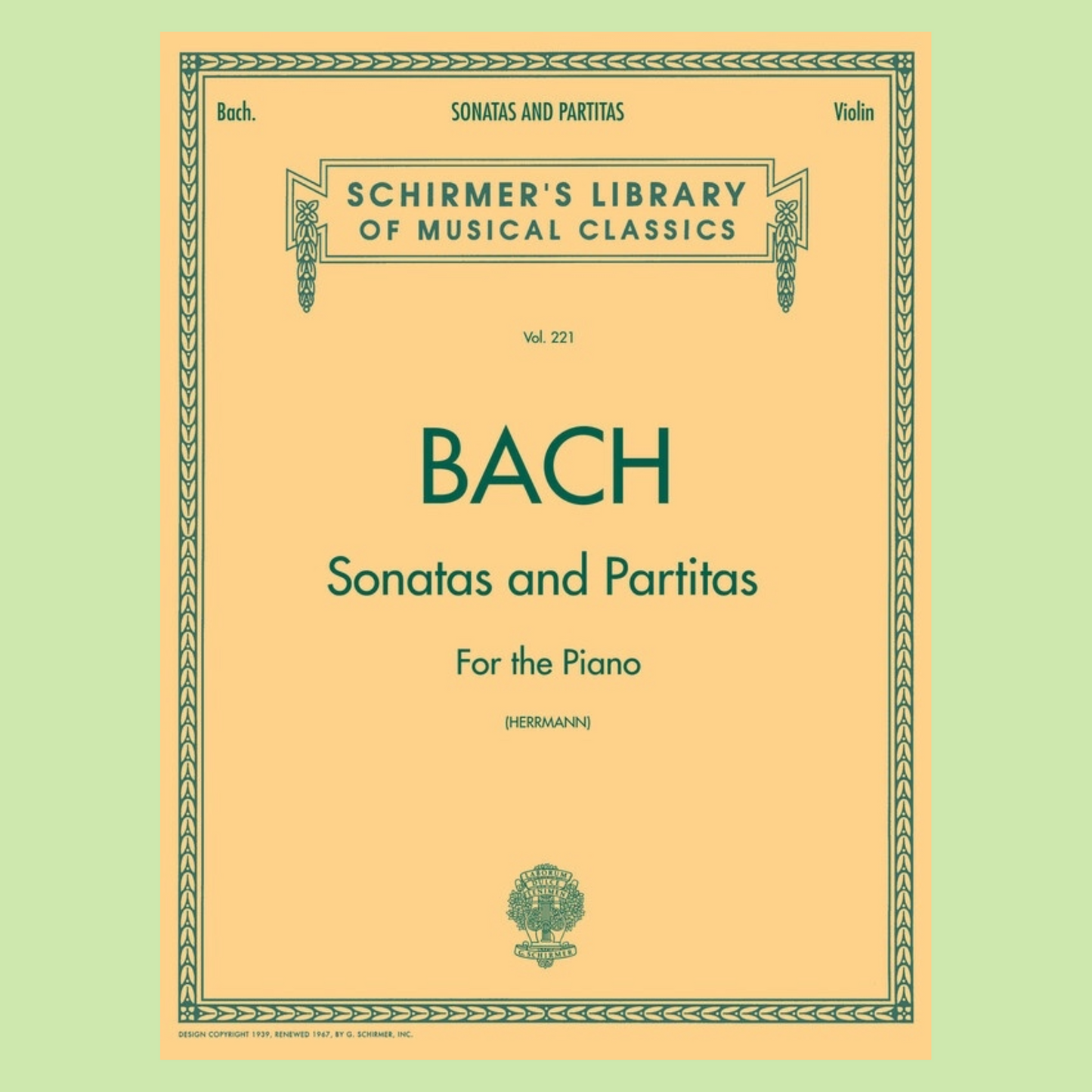 Bach - Sonatas and Partitas For Violin Book