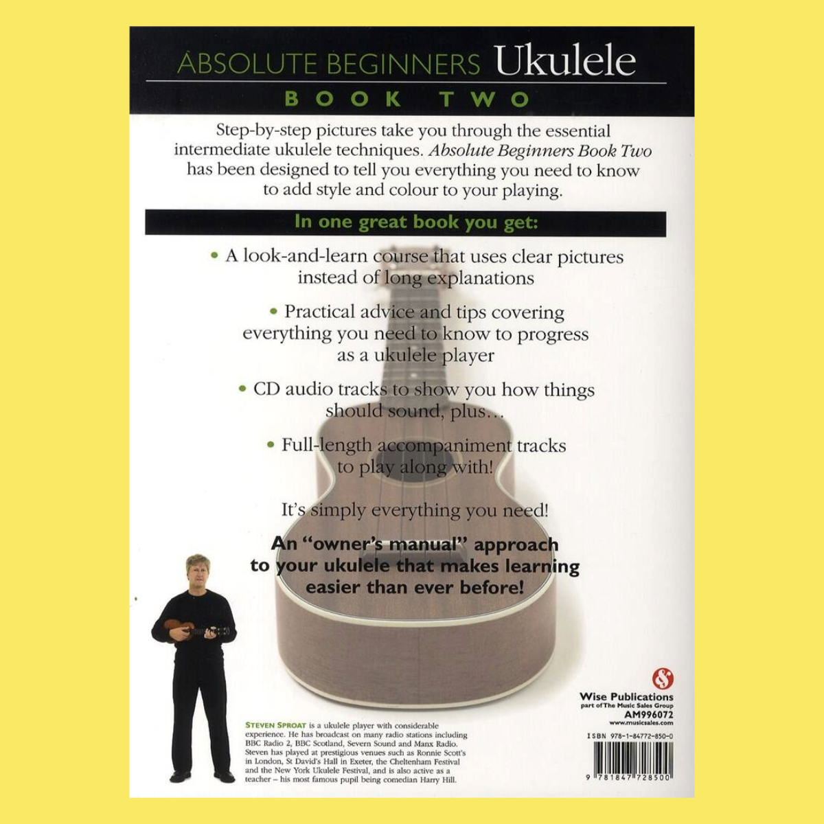 Absolute Beginners Ukulele - Book 2 Book/Cd