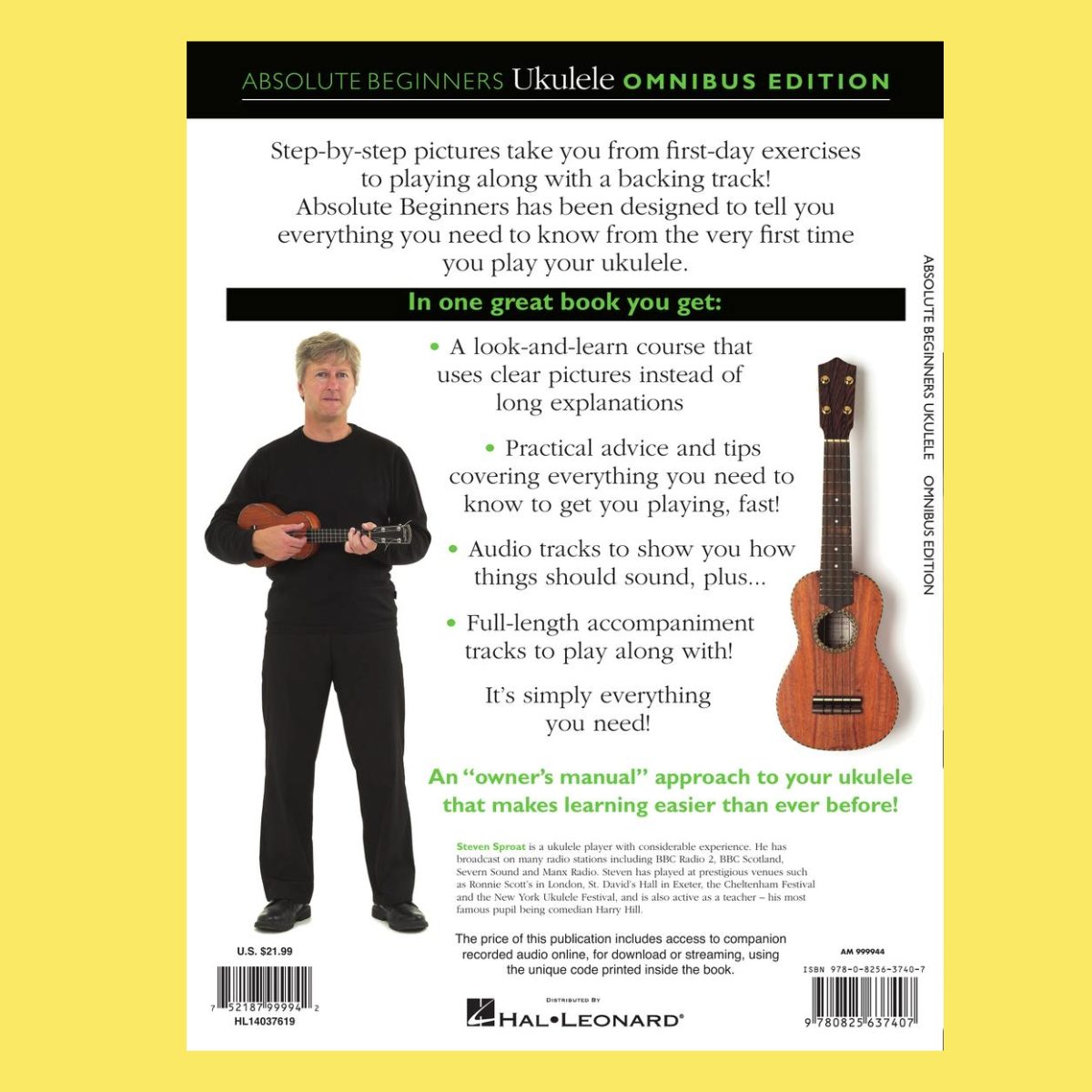 Absolute Beginners Ukulele Omnibus Edition Book/Ola