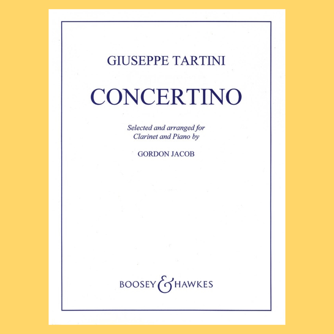 Tartini - Concertino In F Clarinet/Piano