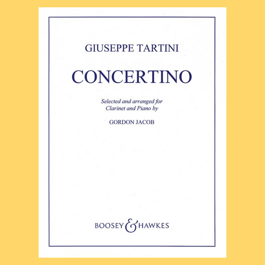 Tartini - Concertino In F Clarinet/Piano