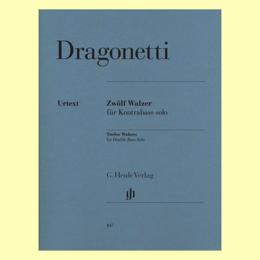 Dragonetti - 12 Waltzes Double Bass Solo Urtext