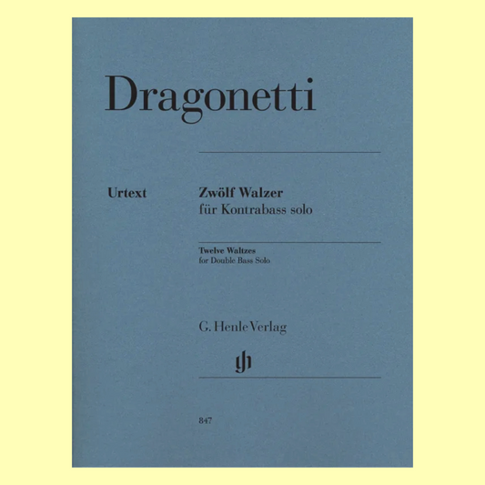 Dragonetti - 12 Waltzes Double Bass Solo Urtext