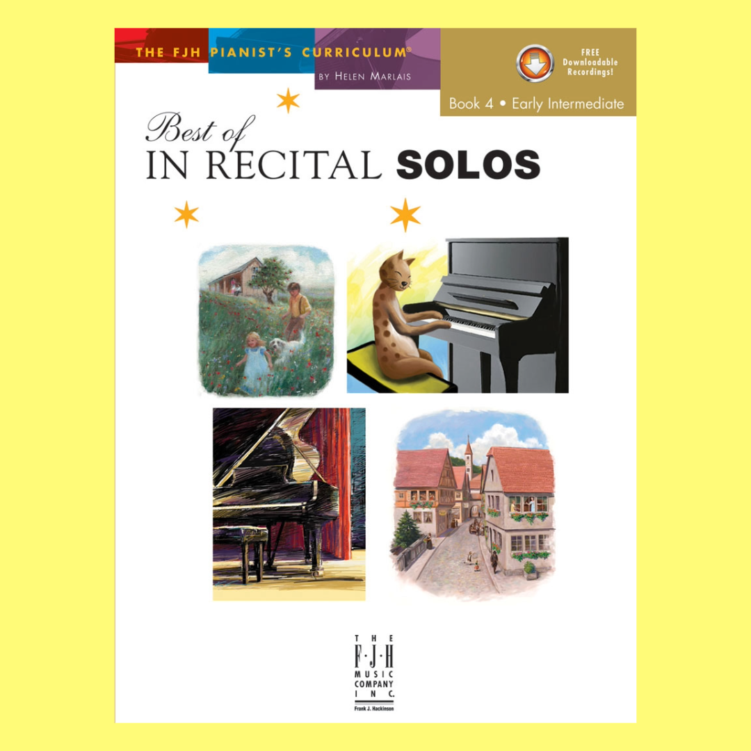 Best Of In Recital Solos Bk 4 Early Intermediate