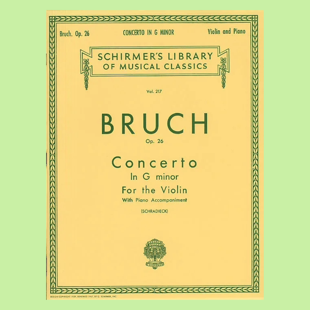 Bruch - Concerto G Min Op 26 Violin/Piano