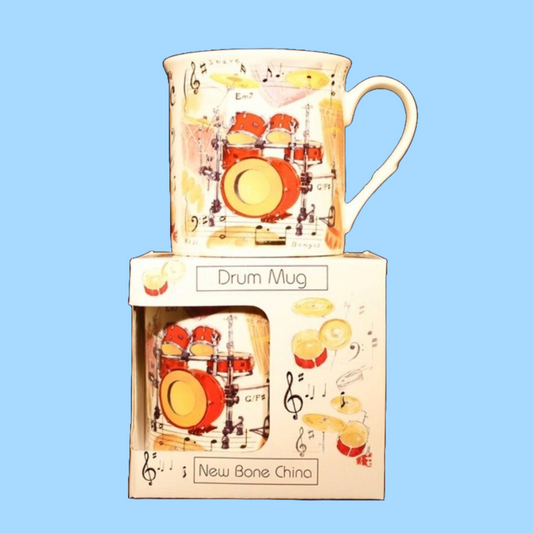 Fine China Mug - Drum Design