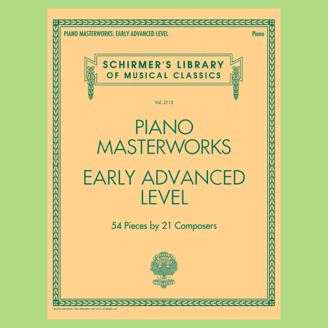 Piano Masterworks Early Advanced Level